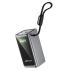 ACEFAST M33 1.96 Inch TFT Display 20000mAh Power Bank 100W Fast Charging Portable Charger Built-in Type-C Cable - Metal Grey